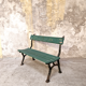 Cast iron garden bench
