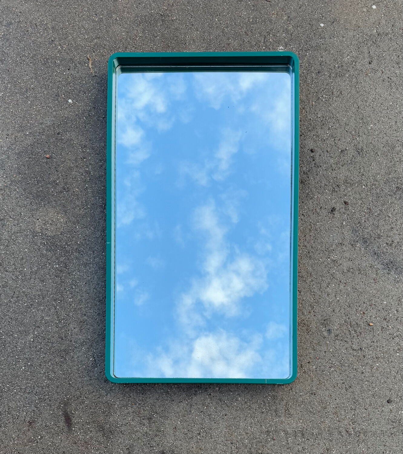 Scandinavian style mirror from the 70s