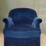Blue toad armchair