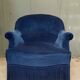 Blue toad armchair