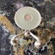 Royal Holland pewter candle holder with five candles dimension: height -20cm- width -18cm-