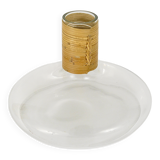 Vase or decanter by Carl Aubock with wicker top, mid-century, Austria, 1950s.