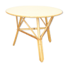 Rattan tripod table