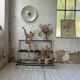 Plant holder florist metal staircase