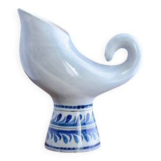 Vase Pichet  Coq . Circa 1955 Vallauris. Roger Capron  ( 1922-2006)