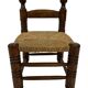 Vintage French wicker chair Charles Dudouyt Design