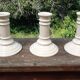 Set of 3 ceramic candle holders