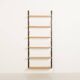 Scandinavian modular oak shelving system, 1960s