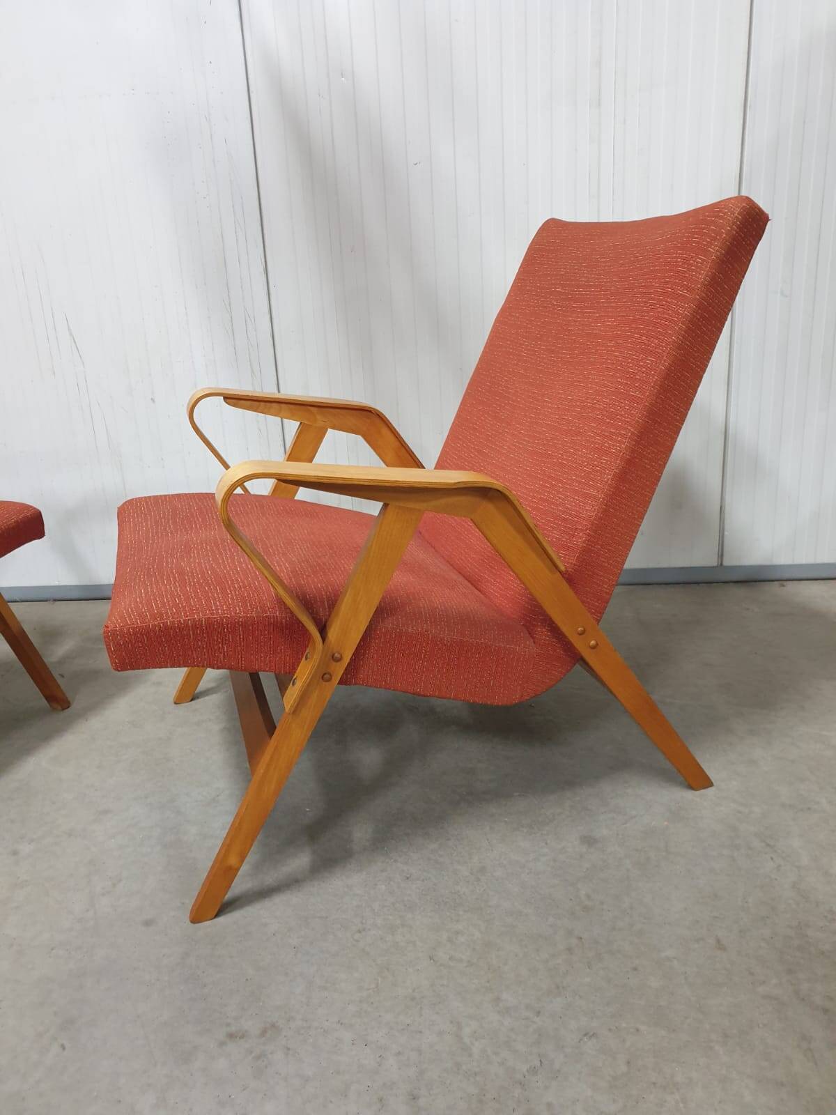 Pair of armchairs by františek jirák for tatra nabytok, 1970´s, czechoslovakia