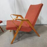 Pair of armchairs by františek jirák for tatra nabytok, 1970´s, czechoslovakia