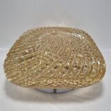 Plafonnier verre irisé