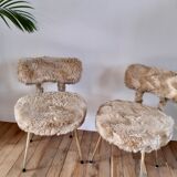 Pair of moumoute chairs 1970