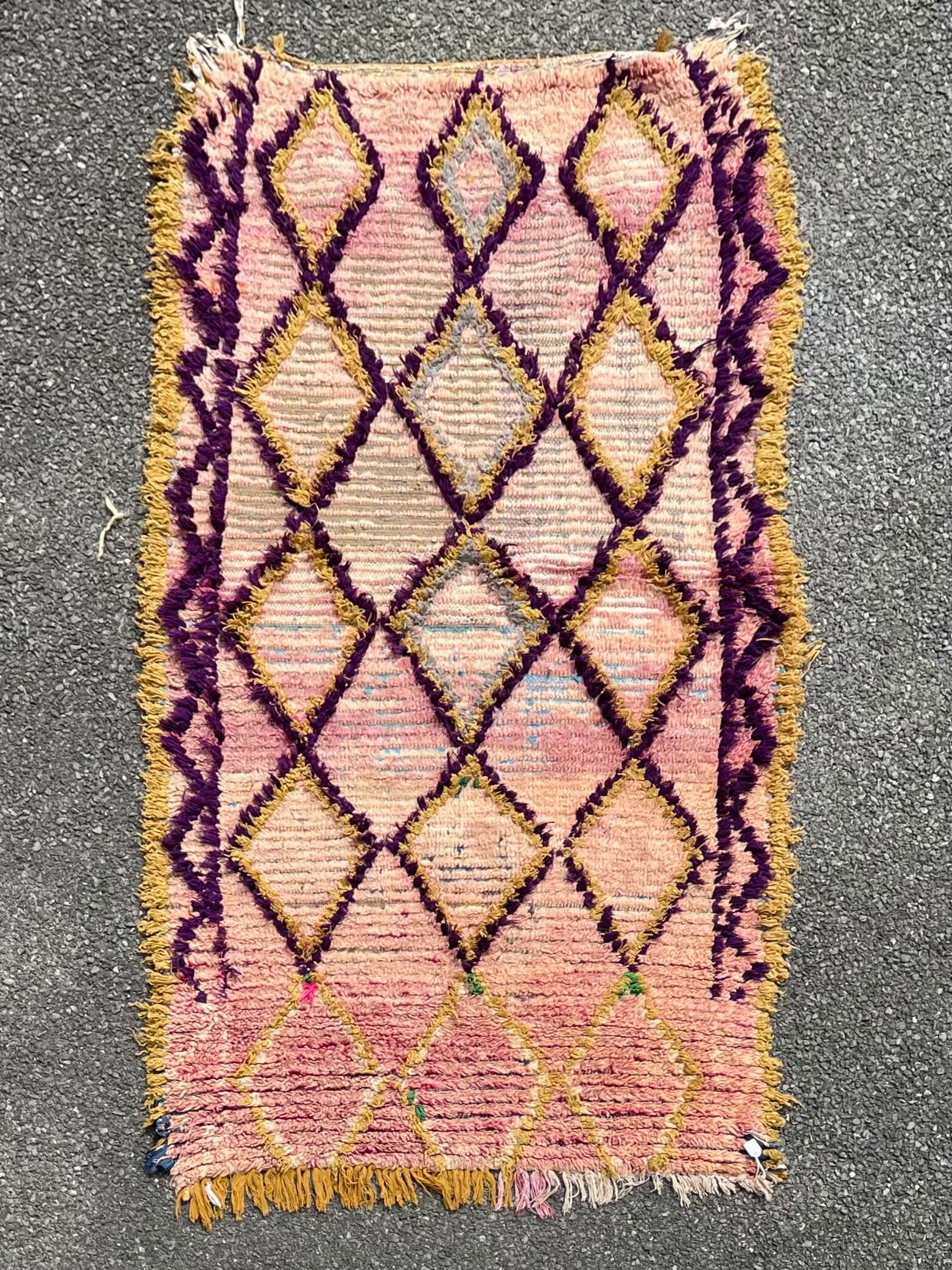 modern rug berbere boujad 95x180 cm