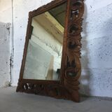 Vintage wooden mirror