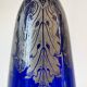 Vase en verre émaillé Art Nouveau.