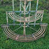 Half-moon florist plant holder