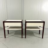 Set of 2 night tables bedside table 1970’s