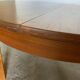 Scandinavian extendable table in teak