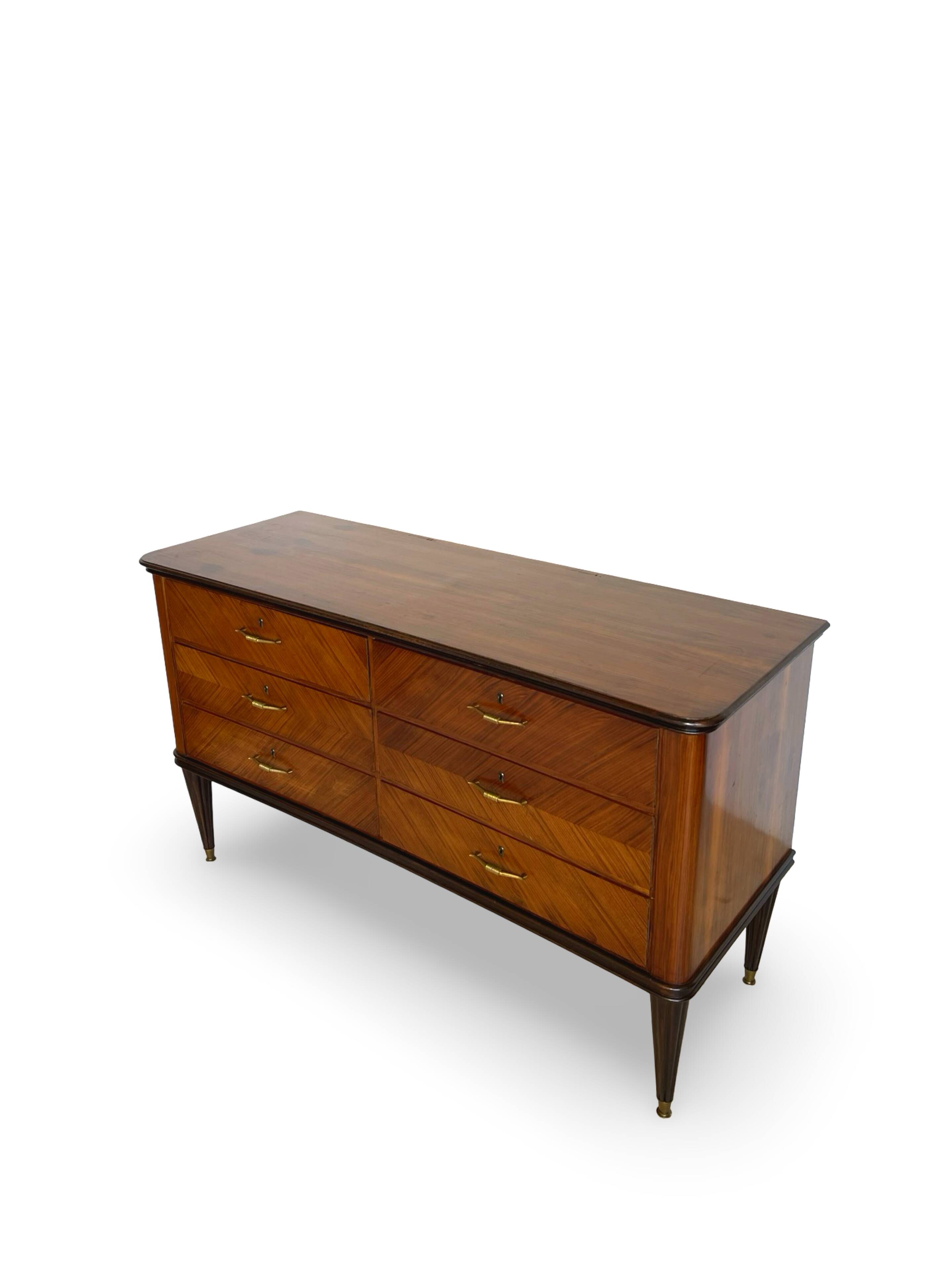 An Italian chest of drawers from the mid-20th century.