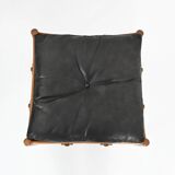 Armchair with footrest "Sheriff" by Sergio Rodrigues for ISA Bergam.