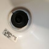 Large black Aluminor articulated desk lamp made in France vintage 1970