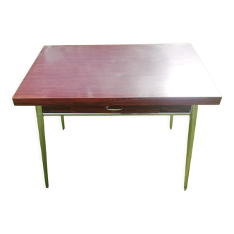 Table tublac formica and chrome 1970