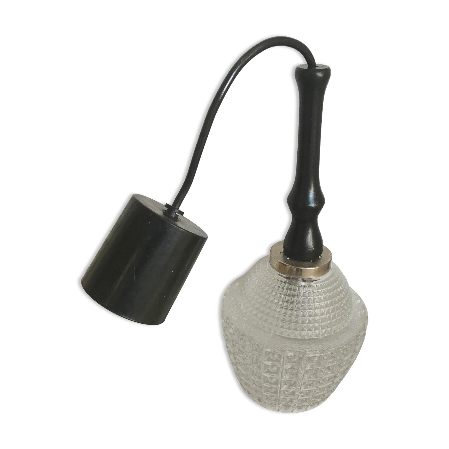 Glass hanging lamp 1960