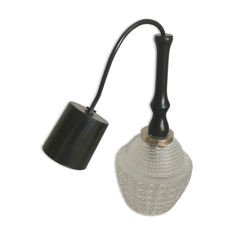 Glass hanging lamp 1960