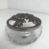 Small empty candy pocket pocket glass tin lid