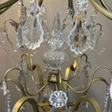 Louis XV style chandelier with pendants