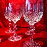 Set of 5 etzel bitche crystal wine glasses