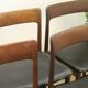 Set of 6 chairs by Nørgaard Møbelfabrik, rosewood and leather, Denmark 1960.