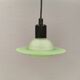 Green glass UFO pendant lights from Design-Light, early 1990s in Denmark
