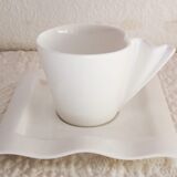 Porcelain volute espresso coffee service