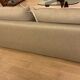 Maries Corner 3-seater sofa Dakota model in mottled beige color