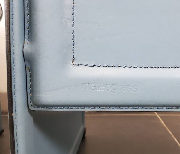 Fauteuils Korium en Cuir par Tito Agnoli pour Matteo Grassi, 1970s