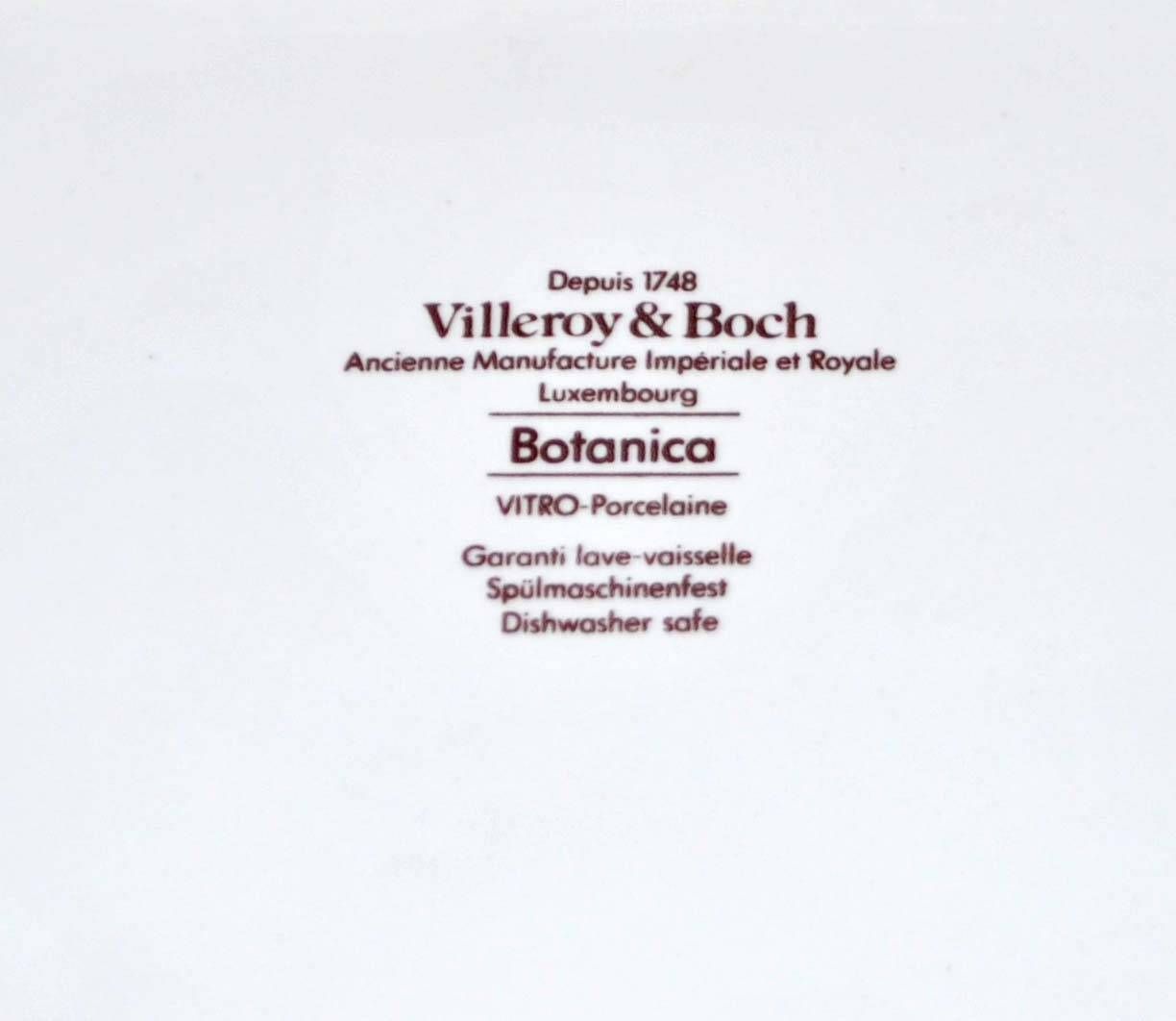 Vintage cake dish - Botanica porcelain platter by Villeroy & Boch "viola odorata"
