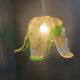 Vintage murano glass pendant light, for Mazzega, 1960s