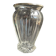 Vase in cut crystal and silver hallmark head of minerva 1st title