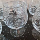 Set of 6 stemmed glasses
