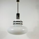 Opal glass suspension lamp by Peill and Putzler, circa 1970