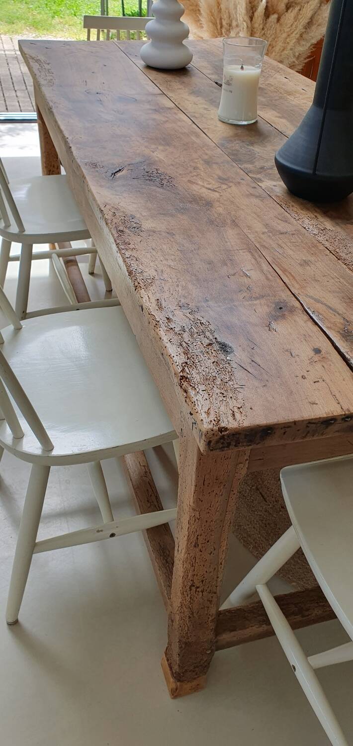 Antique farmhouse table