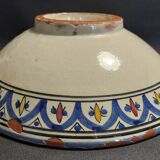 Antique ceramic dish Morocco Safi signed 29 cm