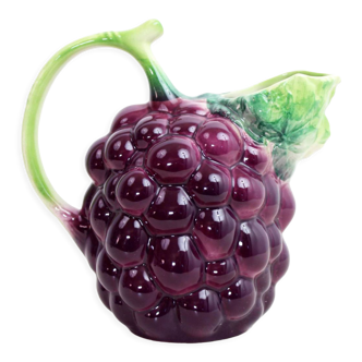 Grape pitcher in slip 1960 Italy