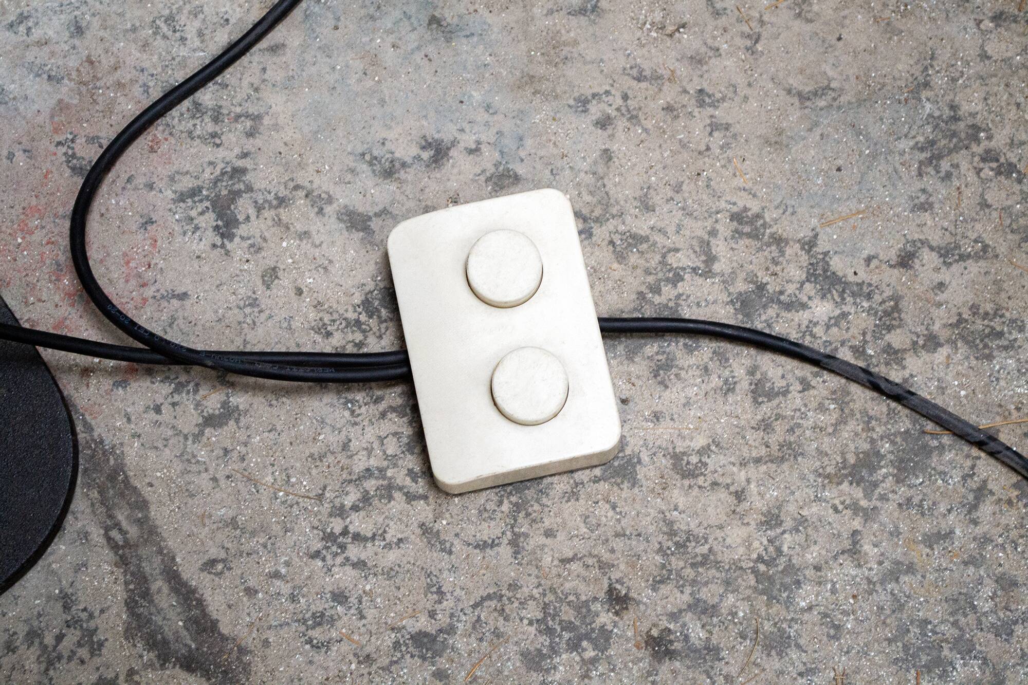 Lampada da terra modello Pala di Danilo e Corrado Aroldi per Luci per Luci anni '70