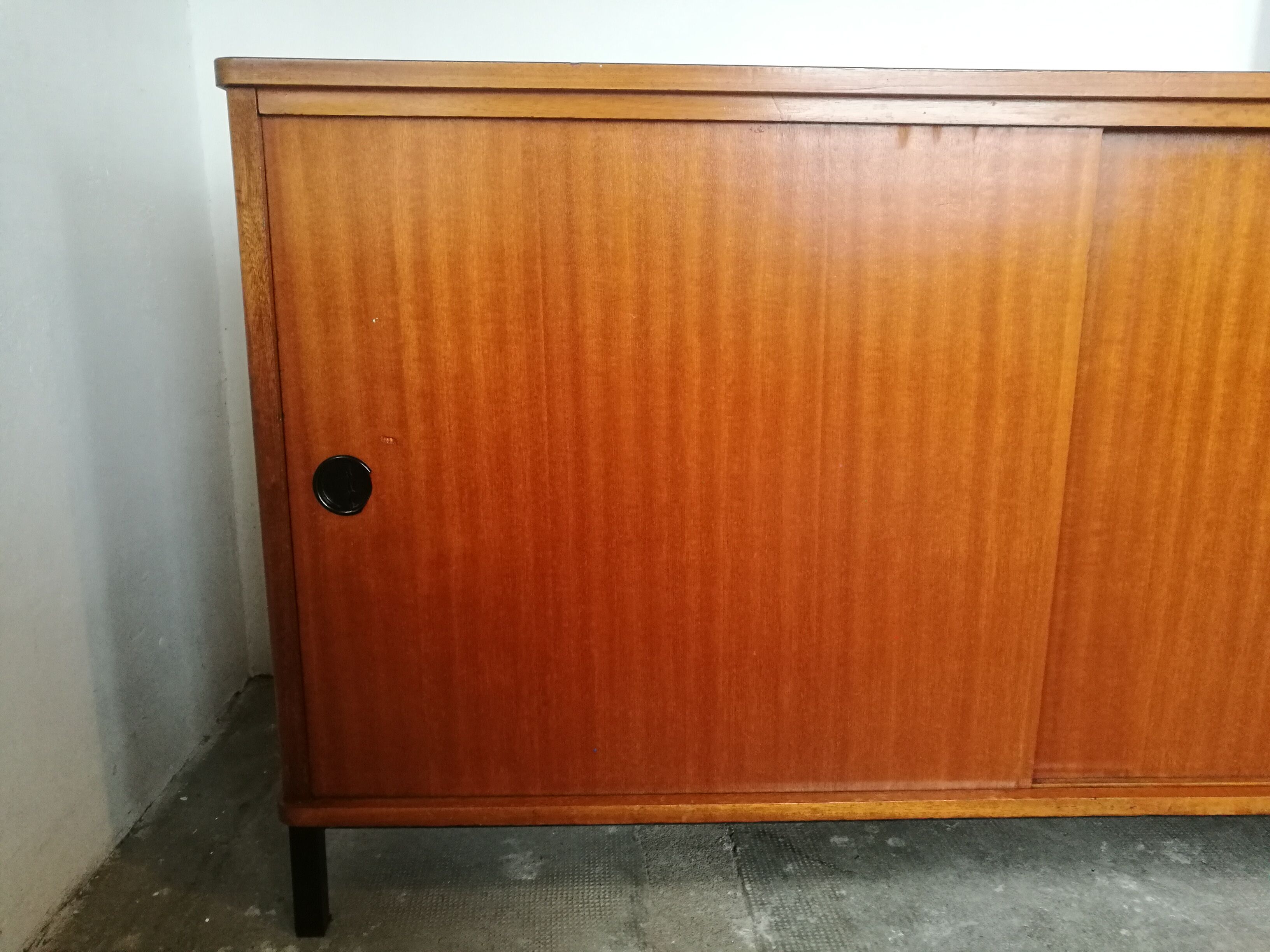 Vintage sideboard sliding doors