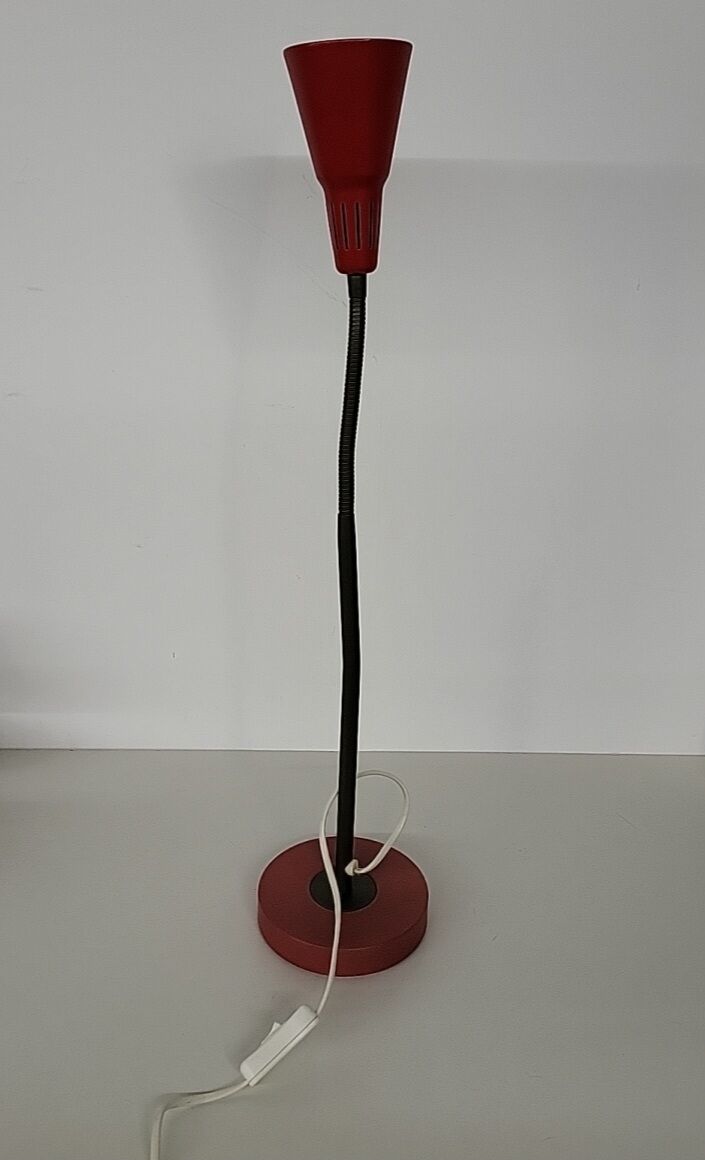 Red IKEA Desk Lamp by Marianne Hagberg Kvart