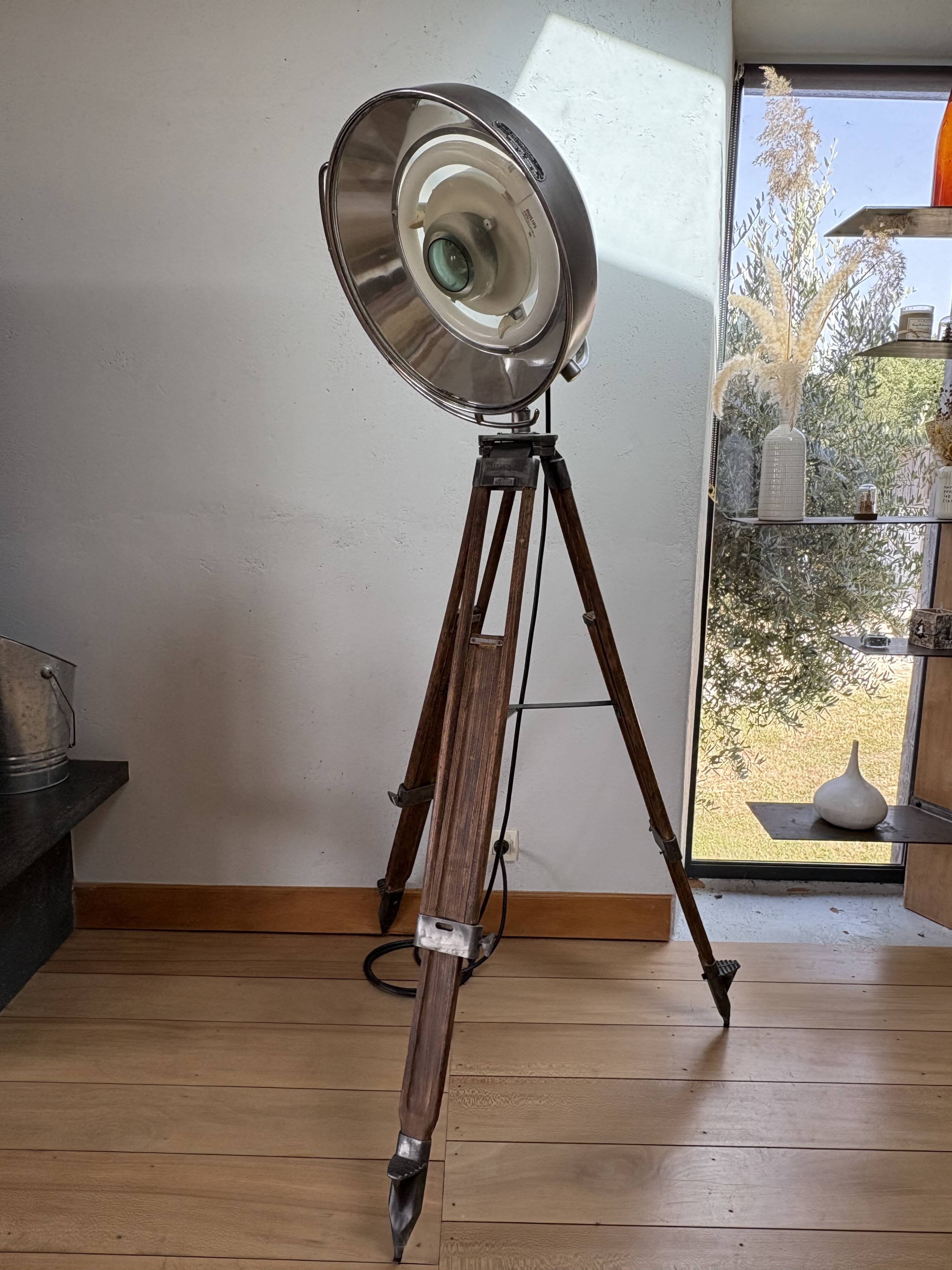 Vintage industrial floor lamp
