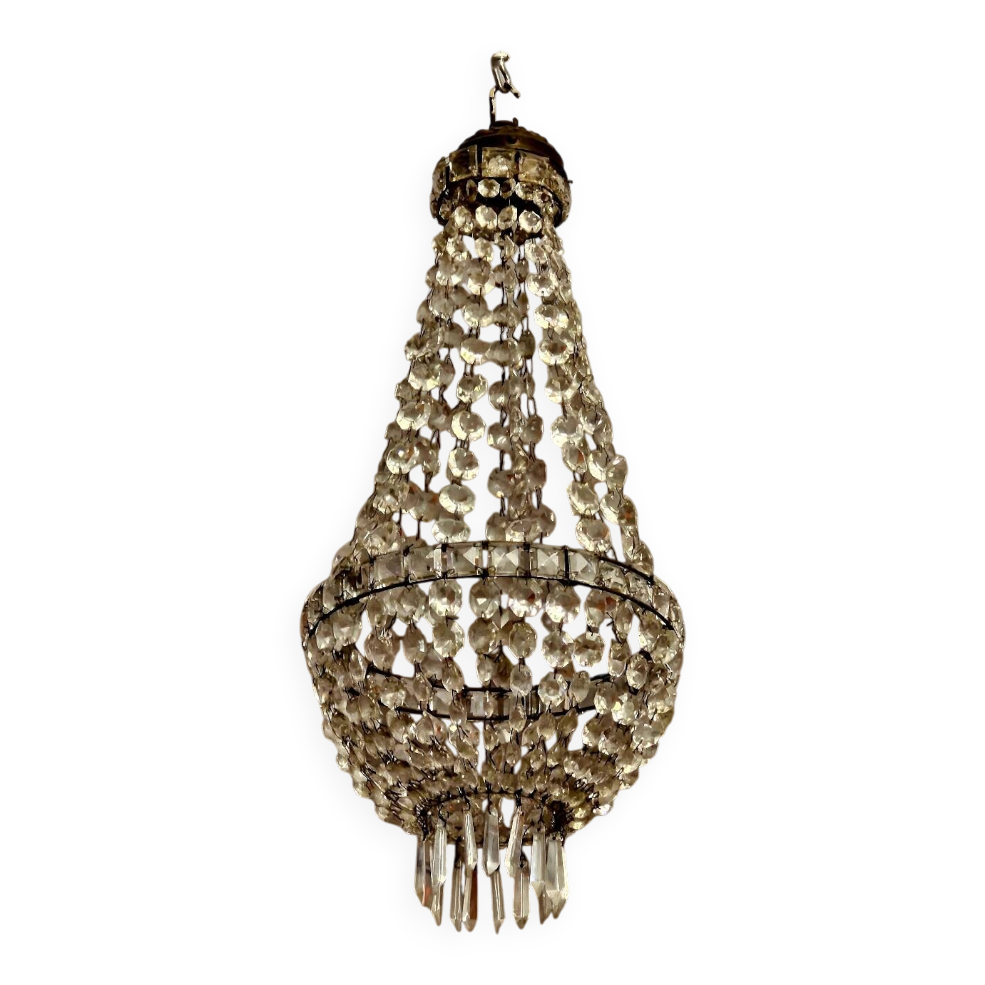 Lustre Montgolfière cristal