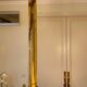 Five-globe brass chandelier by Hans-Agne Jakobsson